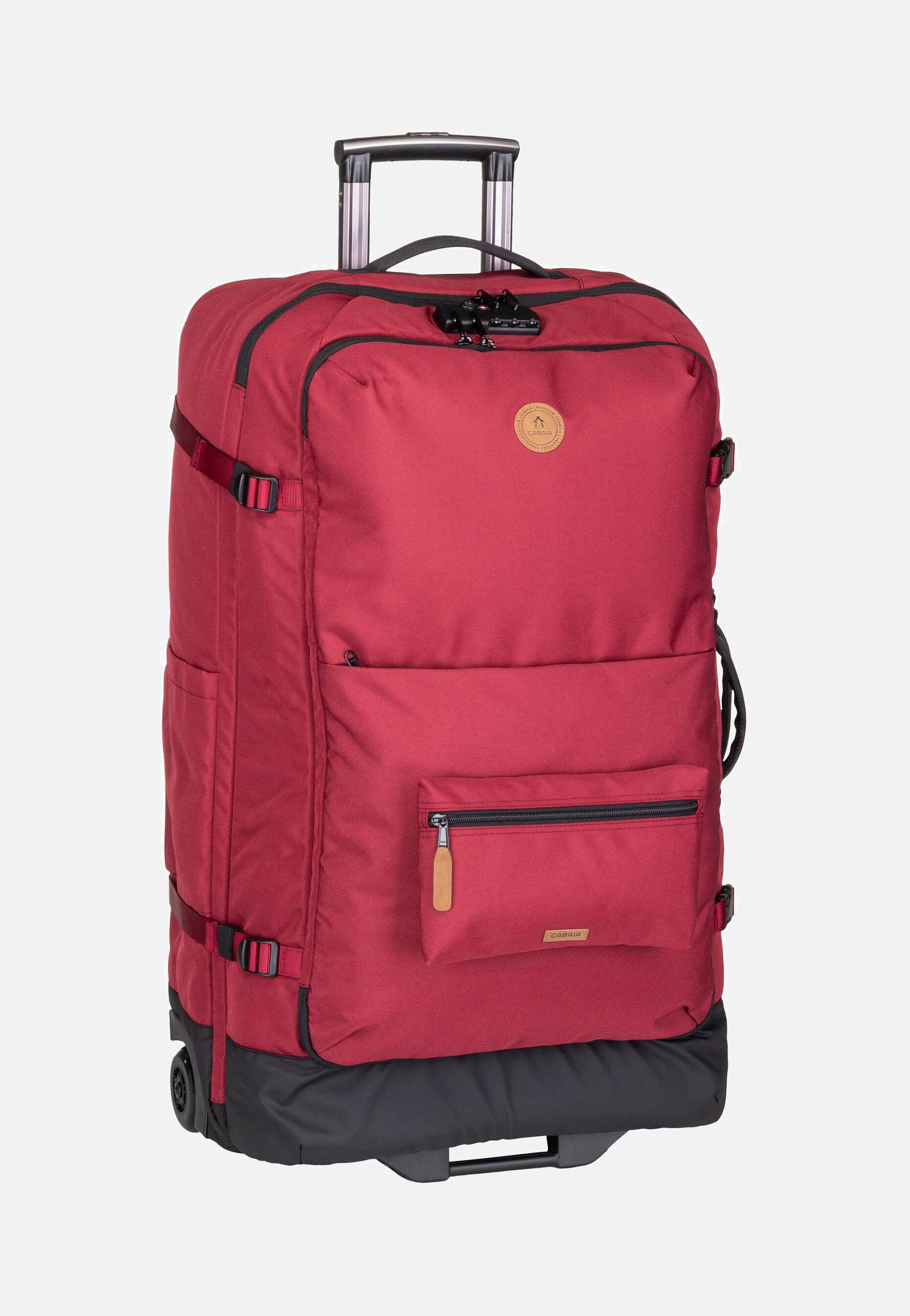 Cabaia Soft Suitcase Large Sibiu Trolley in Rot