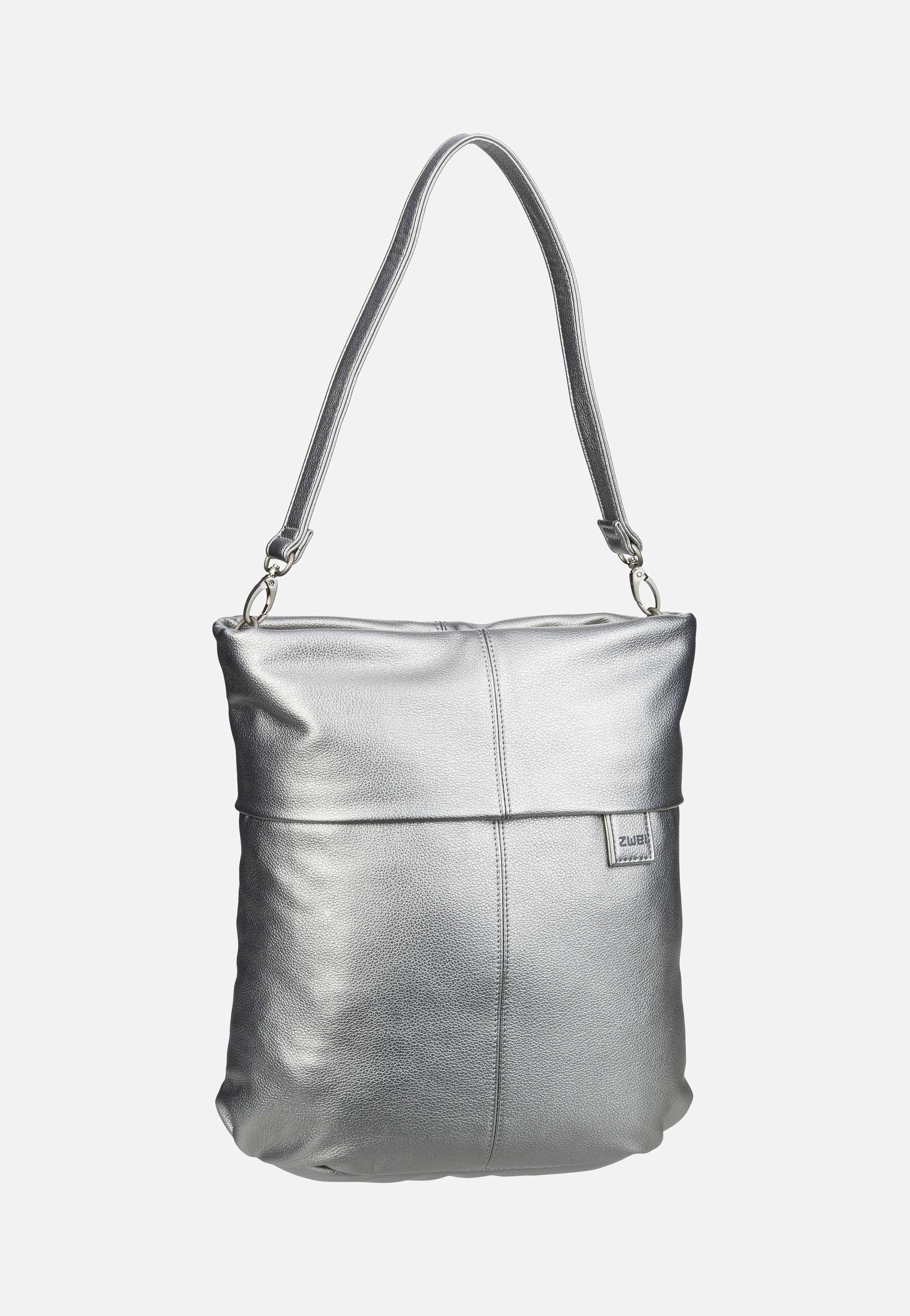 Silberfarbene Zwei Mademoiselle M12 Silver Hobo Bag