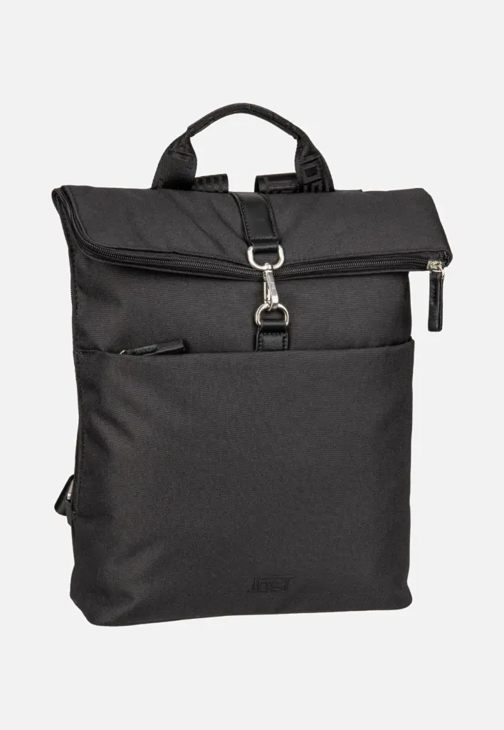Jost Bergen 1606 Schwarz Rolltop-Rucksack