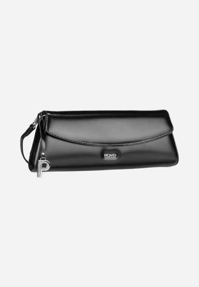 Picard Rome 5479 Clutch aus schwarzem Rindleder