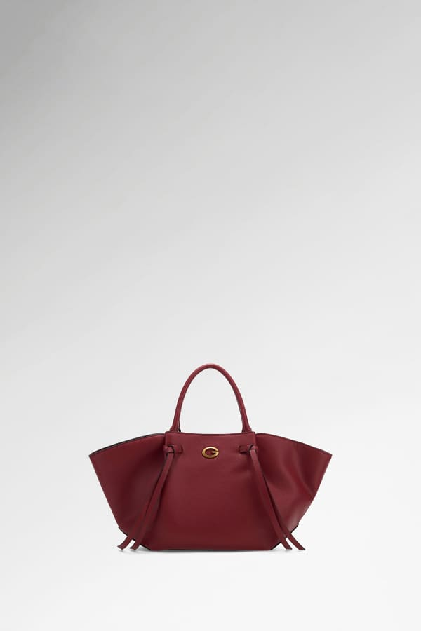 Rote Guess Allegra Henkeltasche mit Fransen