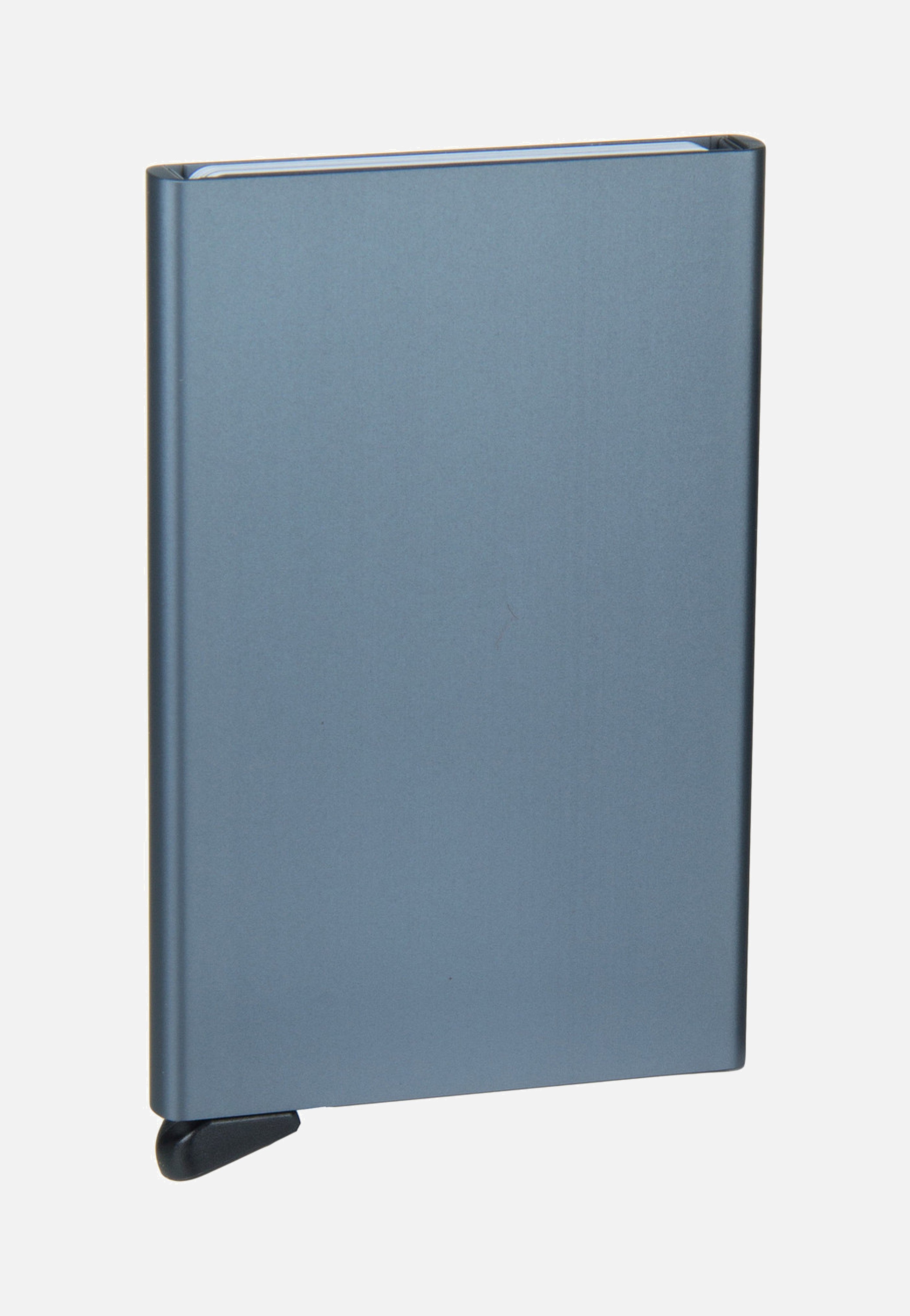 Blaues Secrid Cardprotector Titanium Kartenetui