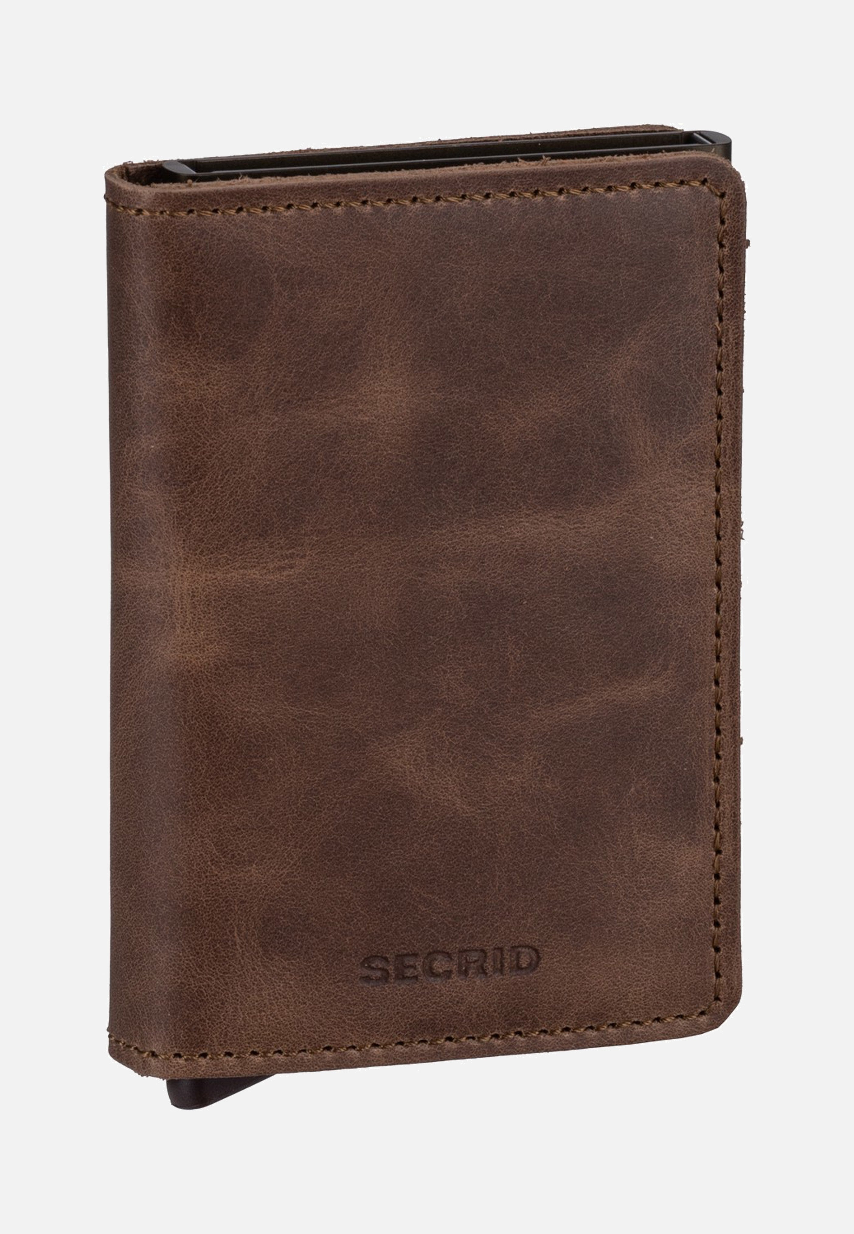 Braune Secrid Slimwallet Vintage Oak Geldbörse