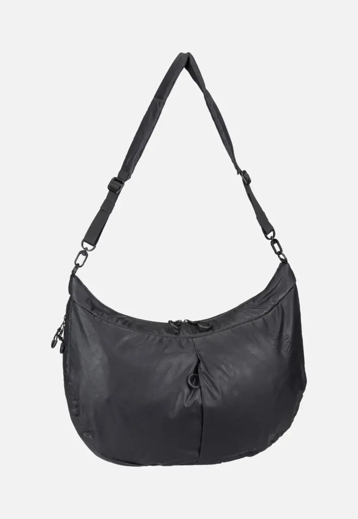 aunts & uncles Miyagawa Black Hobo Bag in Schwarz