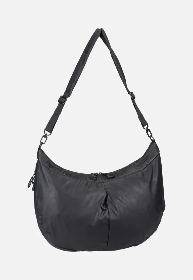 aunts & uncles Miyagawa Black Hobo Bag in Schwarz