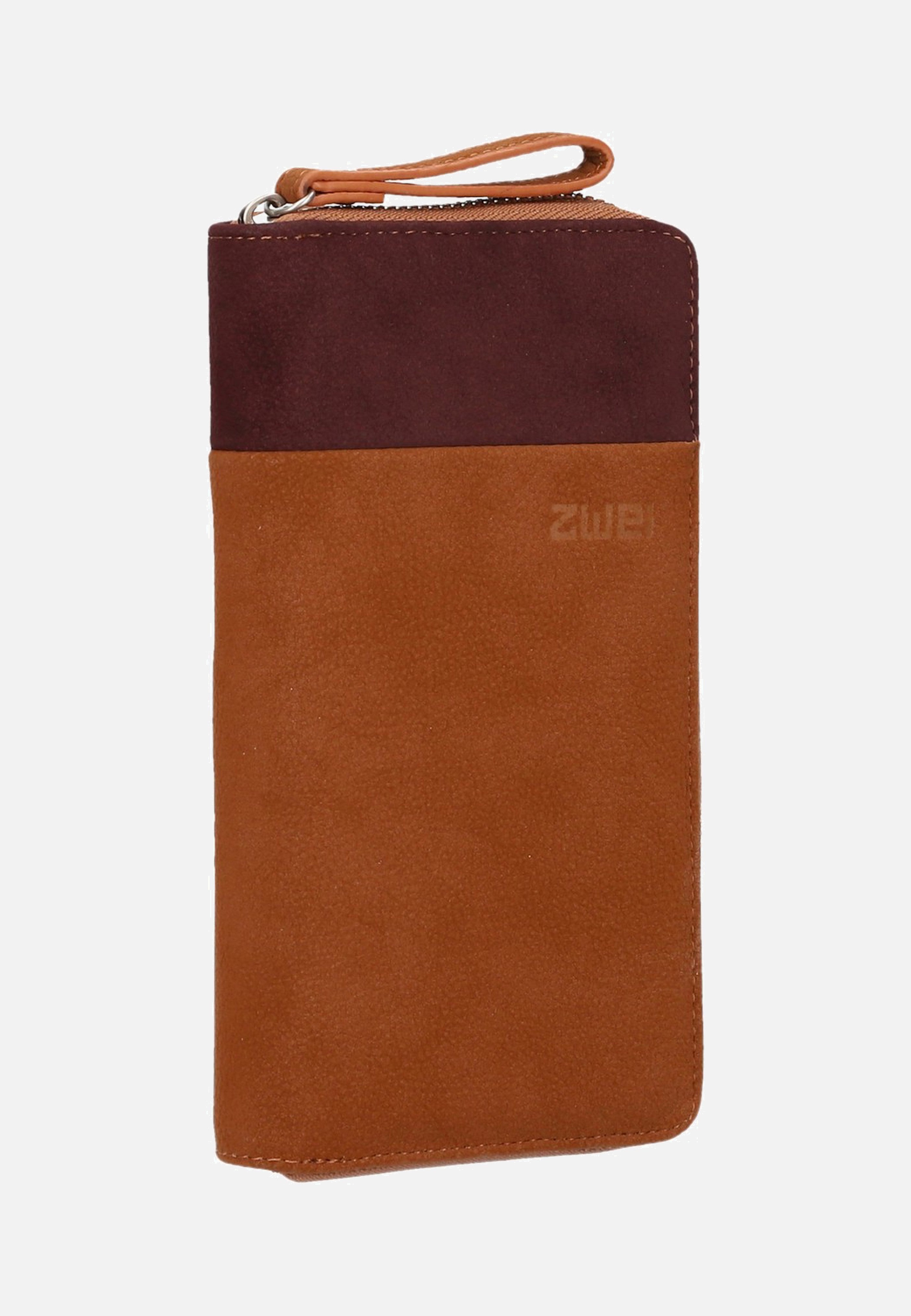Zwei Eva EV2 Nubuk/Cognac Geldbörse