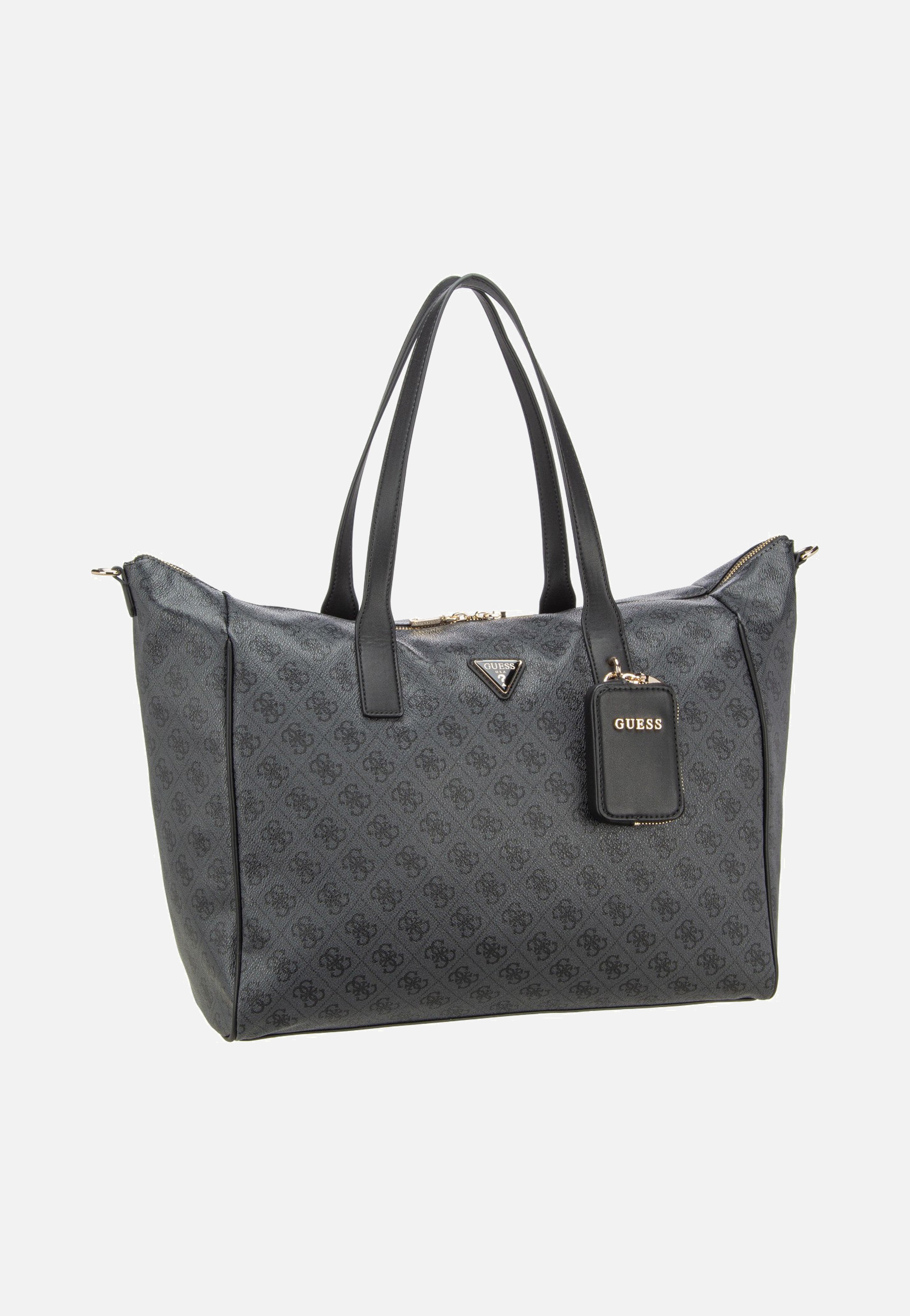 Grauer Guess Latona Carryon Large Tote Coal Logo Shopper