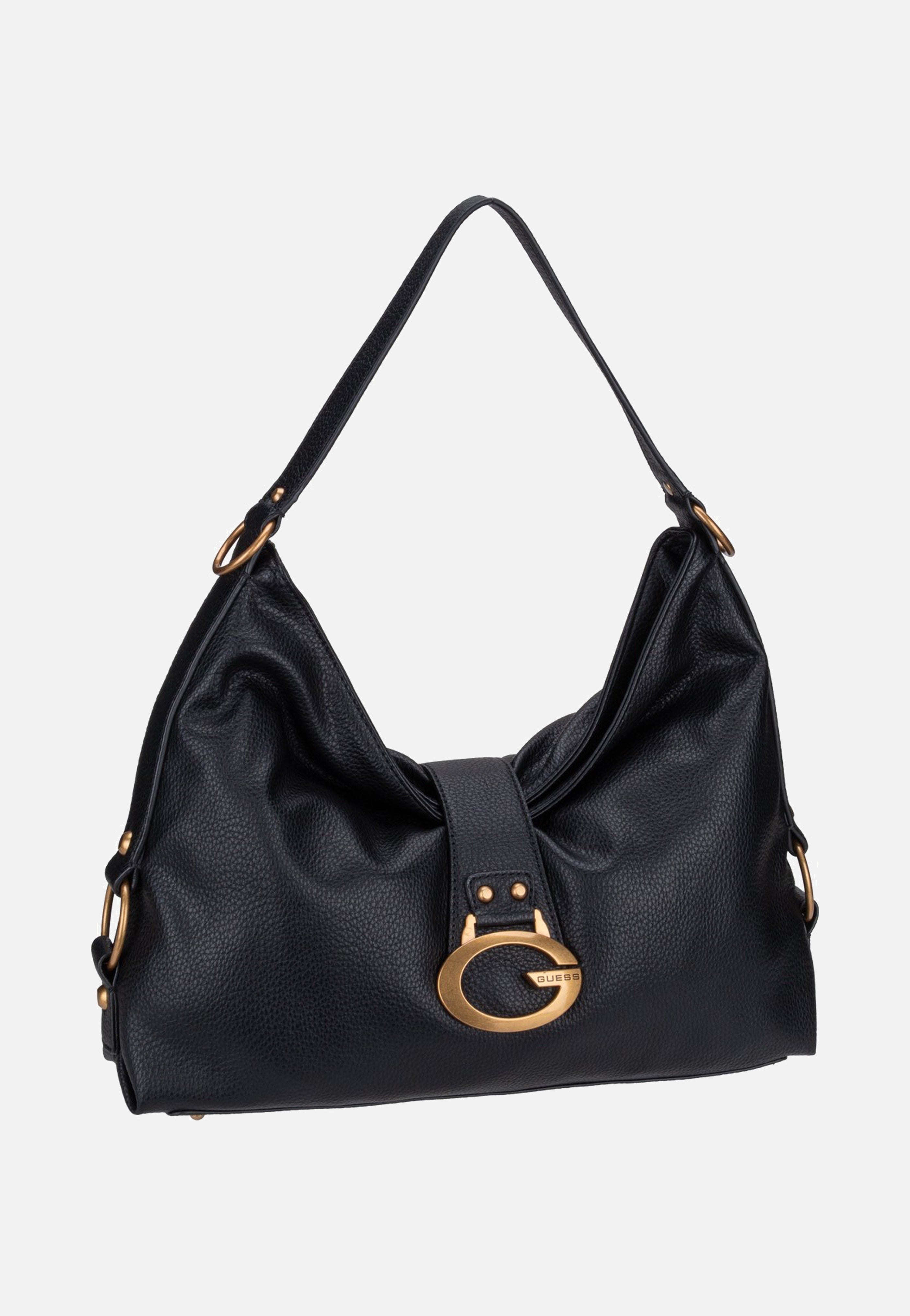 Schwarze Schultertasche Guess Camden Large 8020