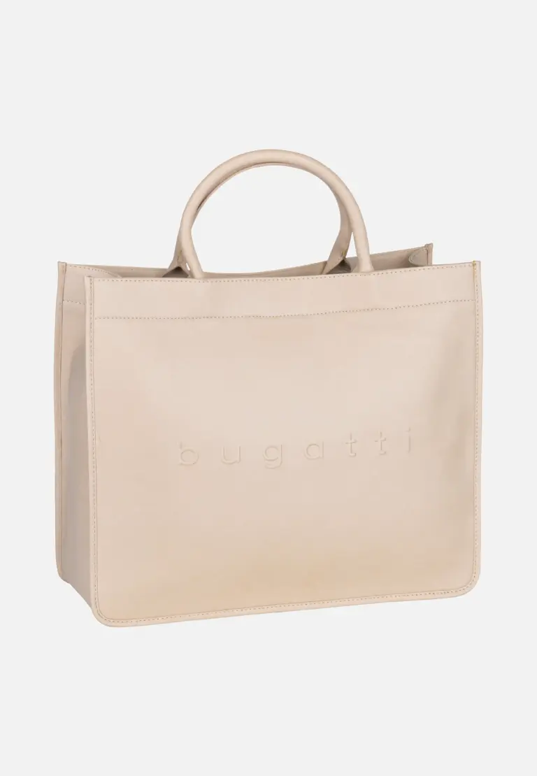 Bugatti Daphne Beige Tote Bag aus Rindleder