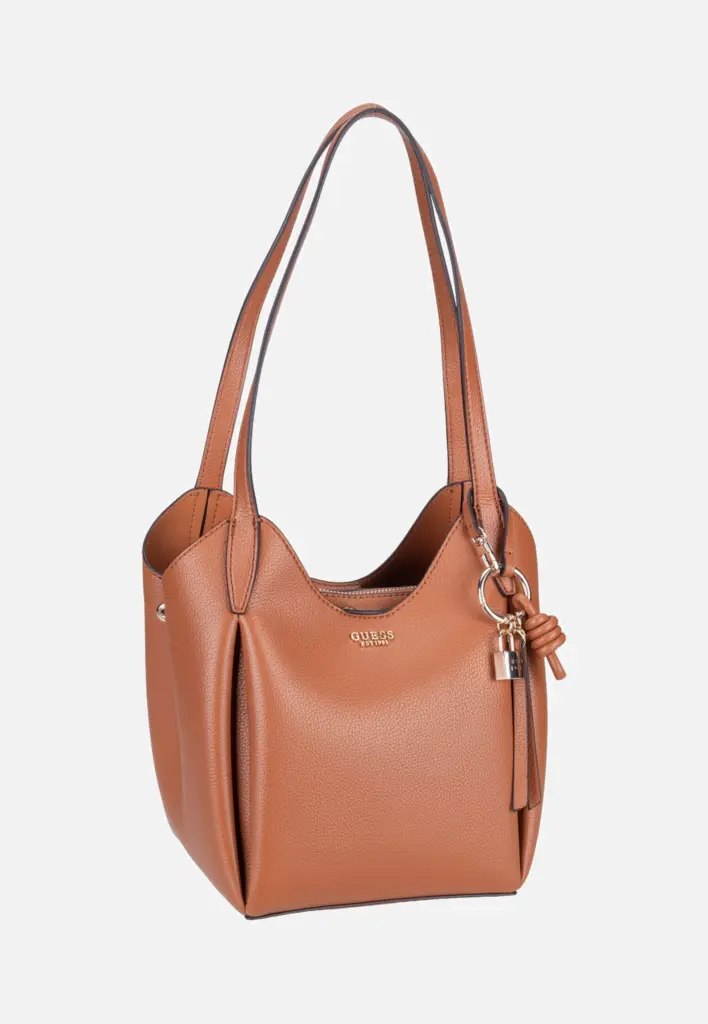 Guess Melody Bucket 35030 Caramel Schultertasche in Cognac
