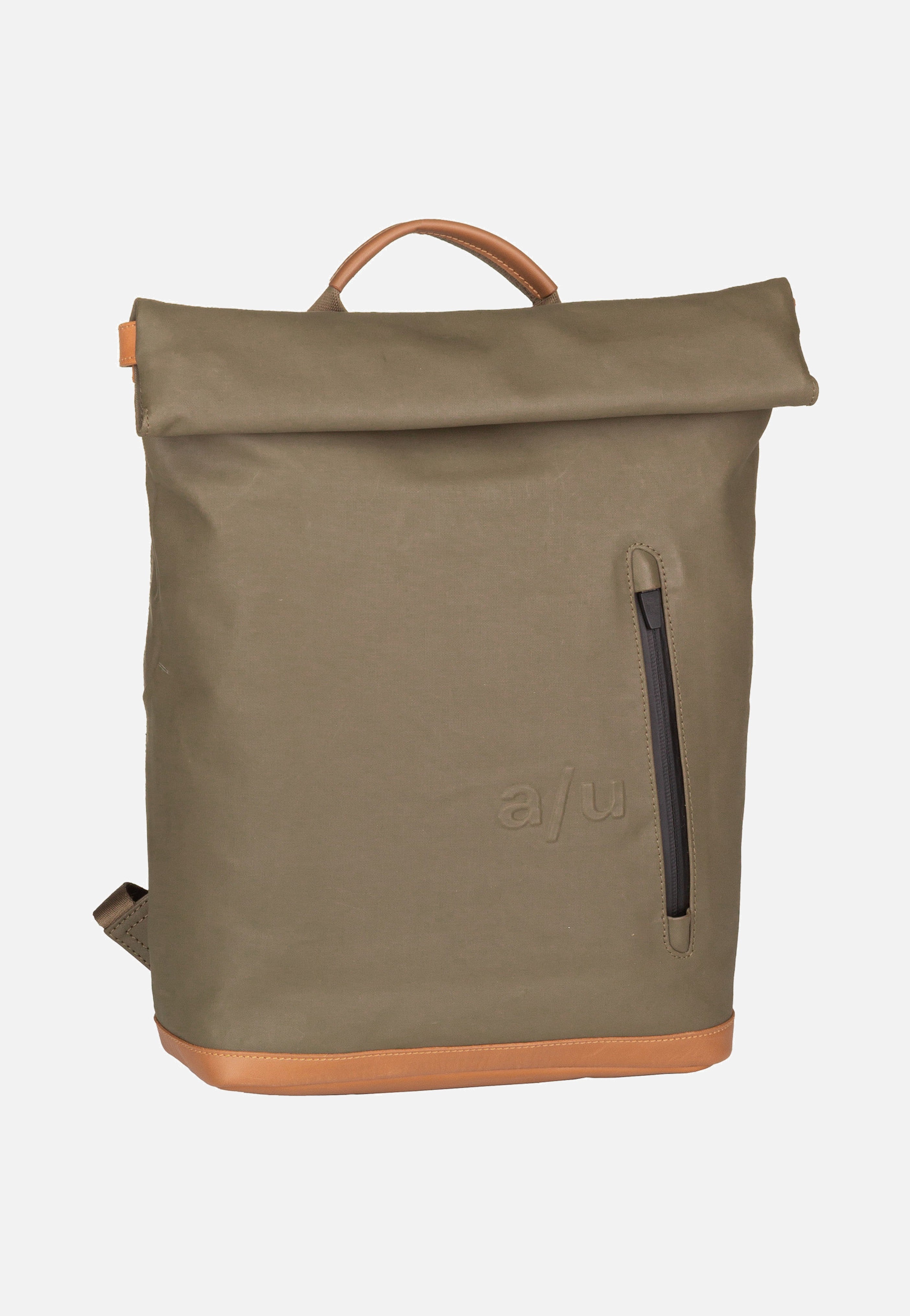 aunts & uncles Wakayama Fallen Rock Rolltop-Rucksack in Oliv