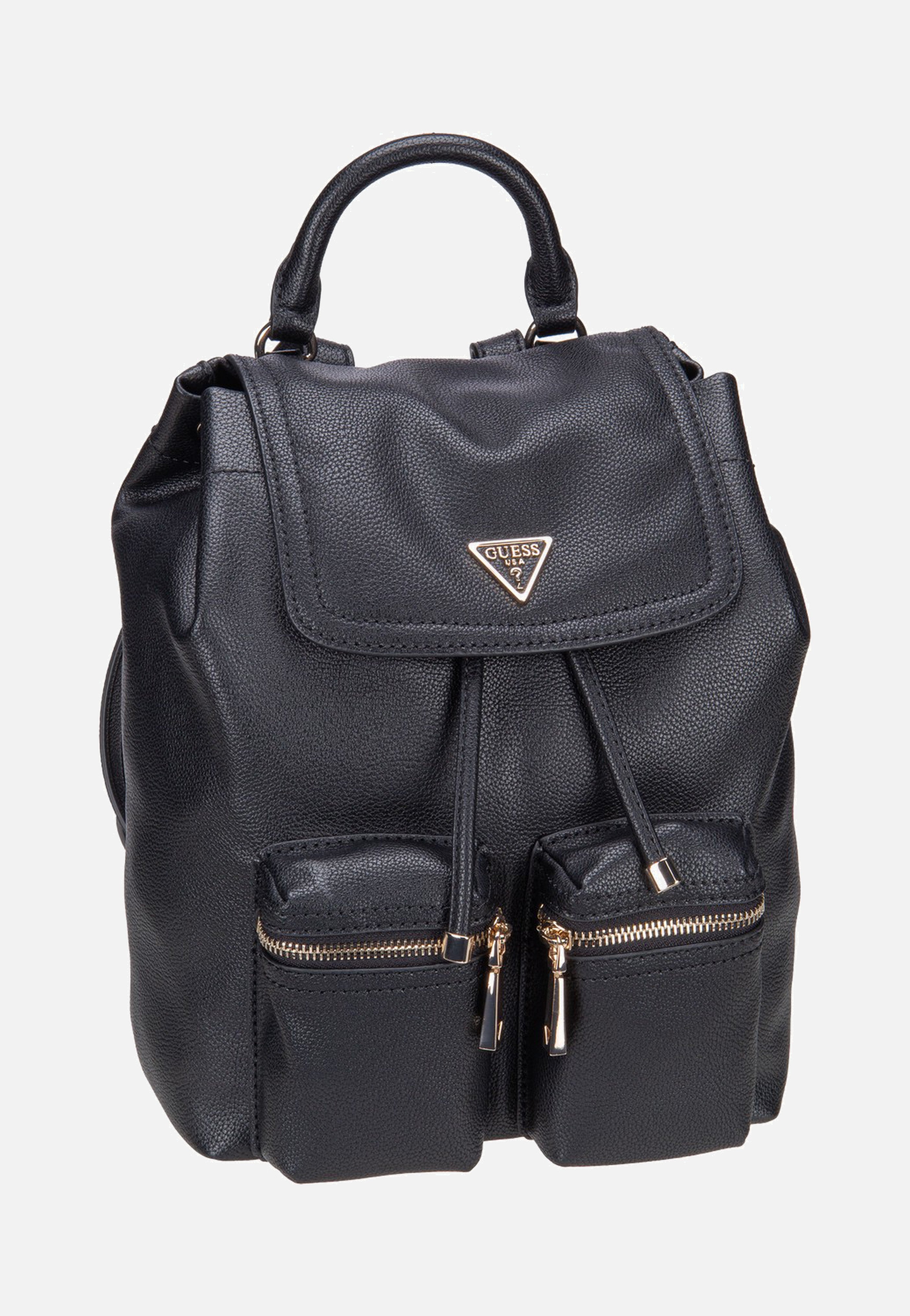 Schwarzer Rucksack Guess Manhattan II Flap