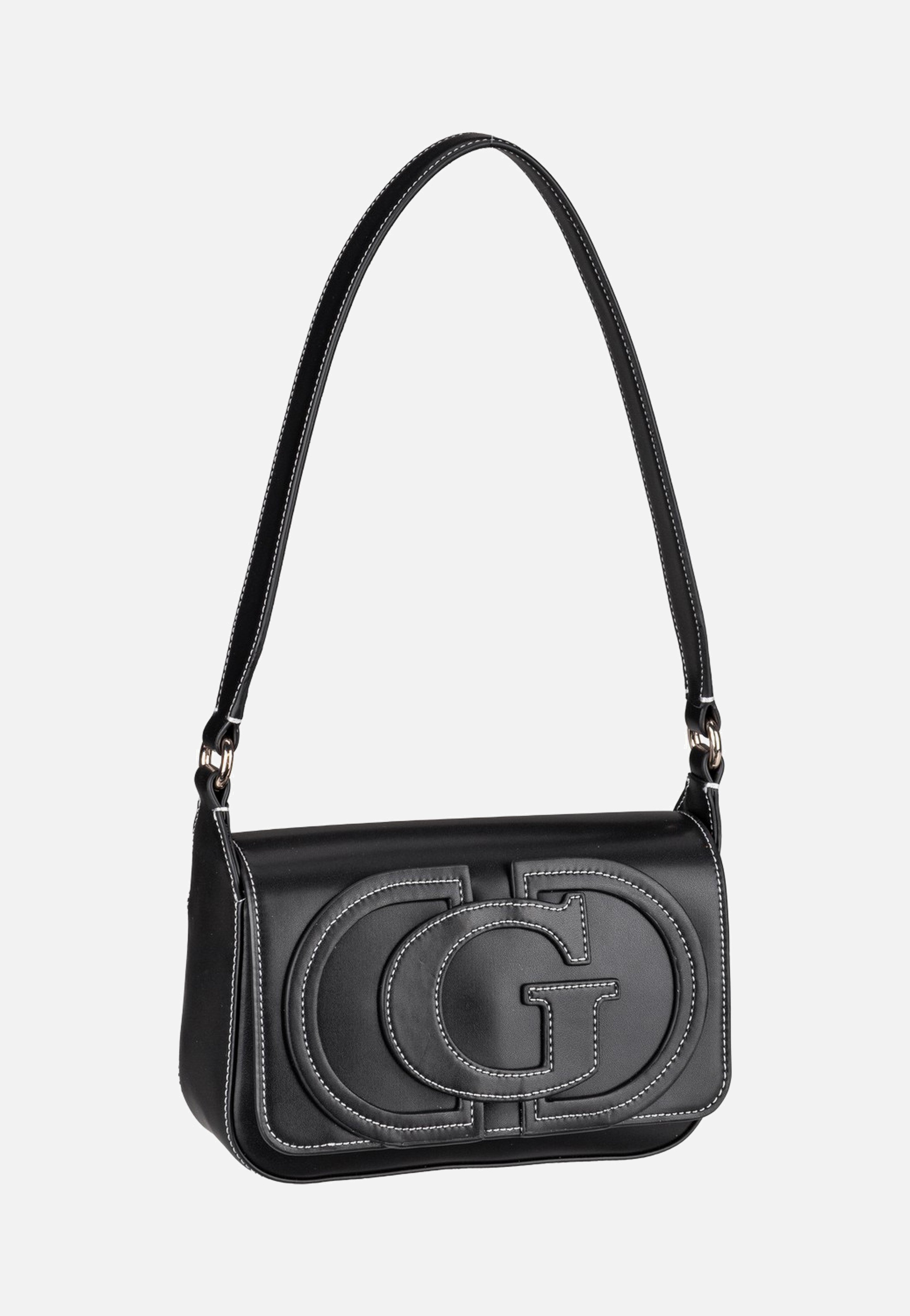 Guess Ruby Flap 40190 Black Schultertasche in Schwarz
