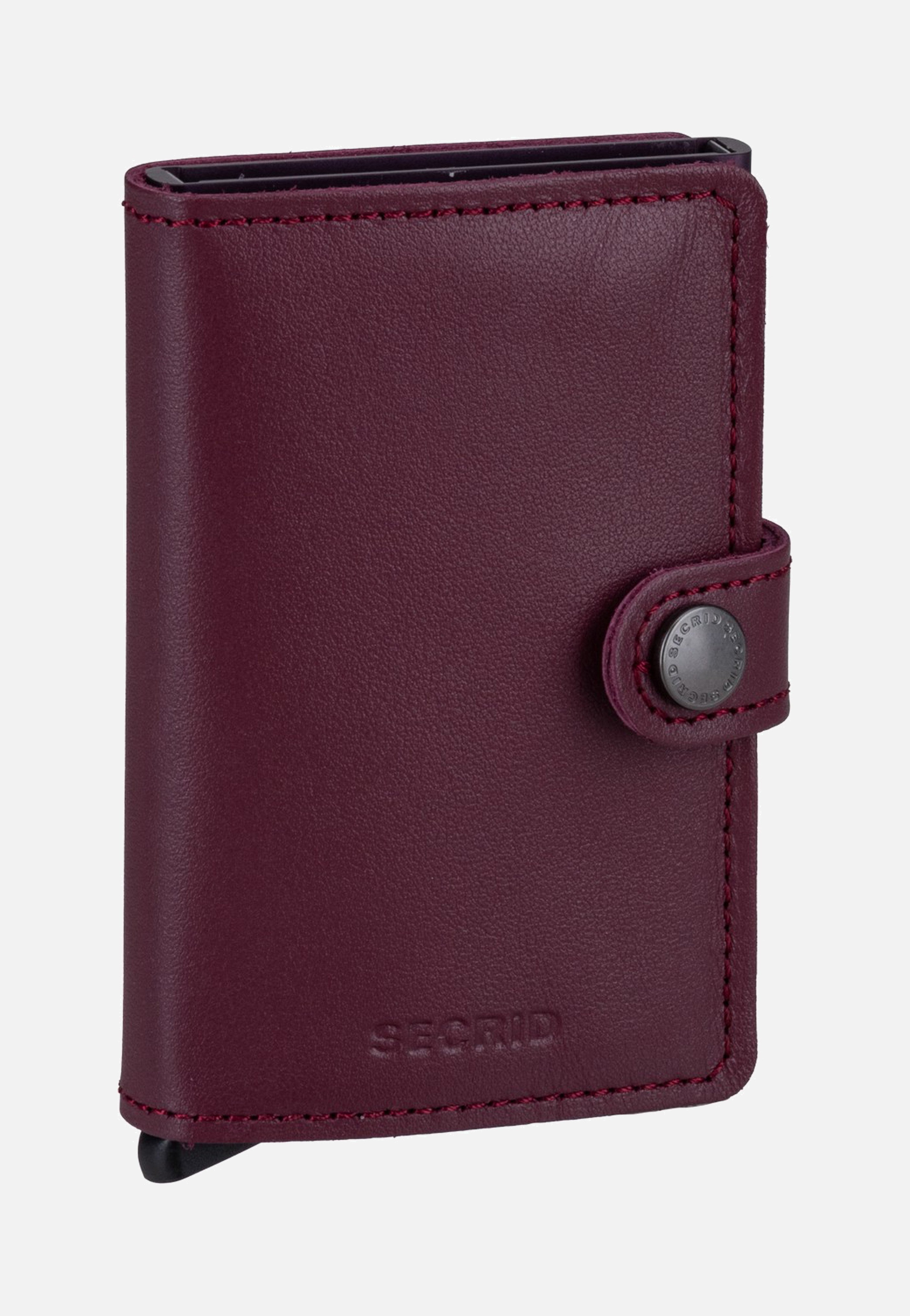 Secrid Miniwallet Original Cranberry Geldbörse in Burgunderrot