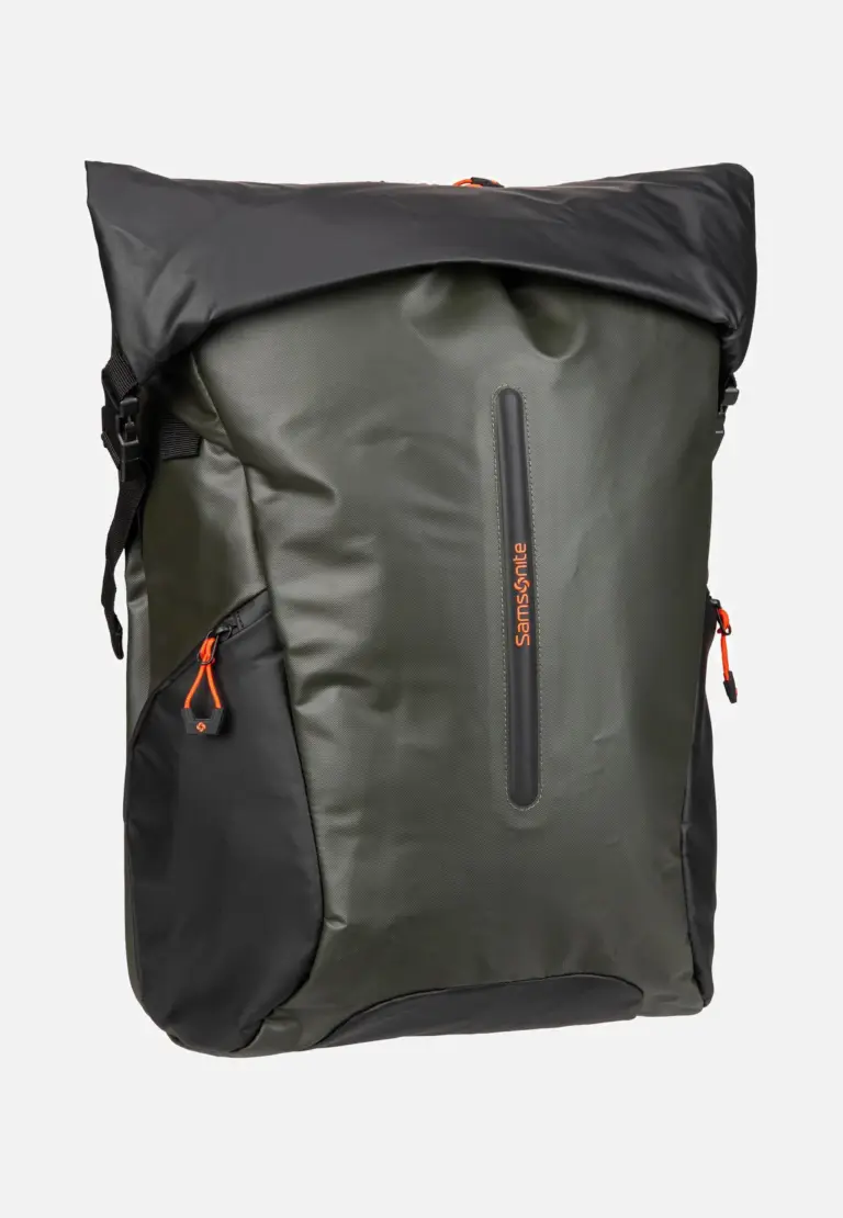 Samsonite Ecodiver Rolltop L Climbing Ivy Rolltop-Rucksack in Oliv
