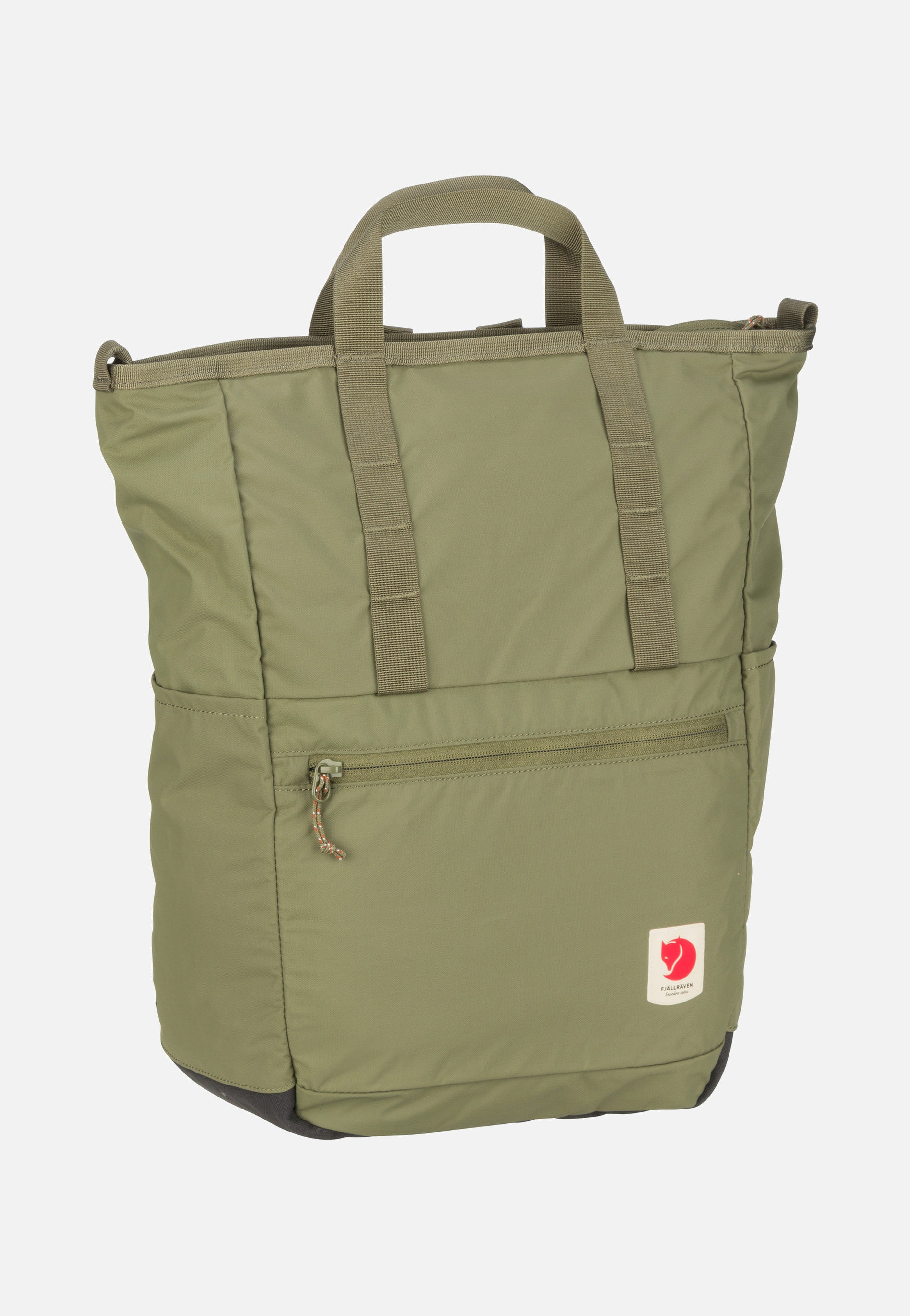 Olivfarbener Fjällräven High Coast Totepack Green Rucksack