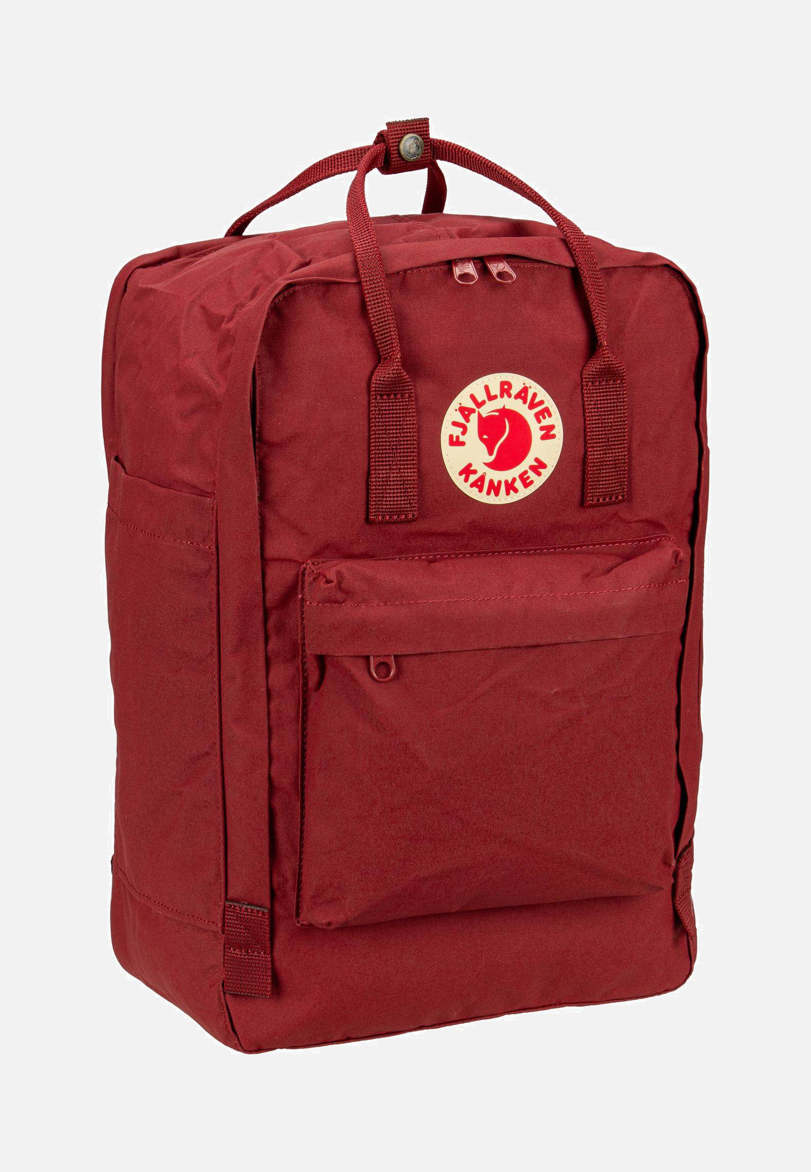 Roter Fjällräven Kanken Laptop 17'' Rucksack in Ox Red
