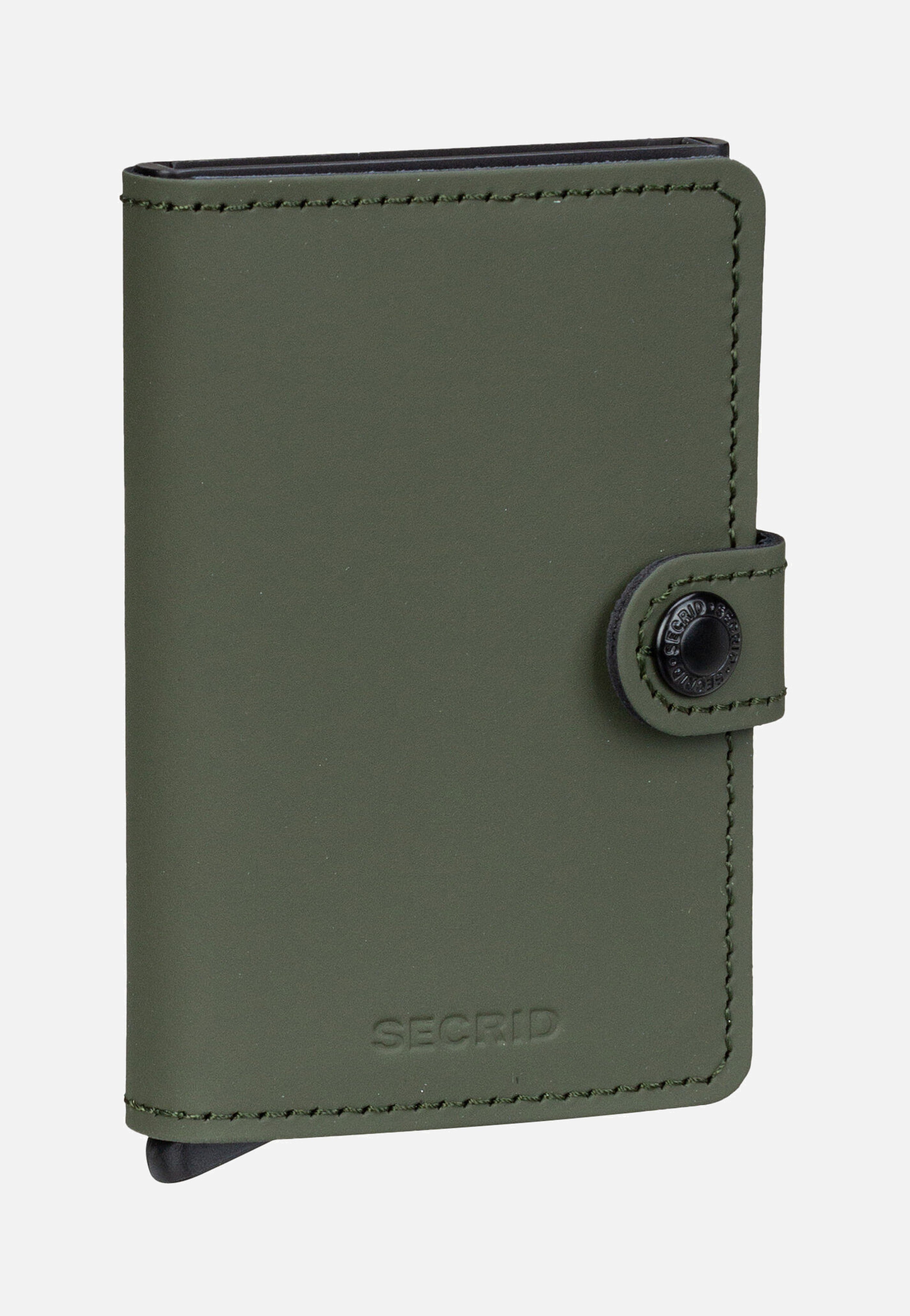 Secrid Miniwallet Matte Green-Black Geldbörse aus Leder