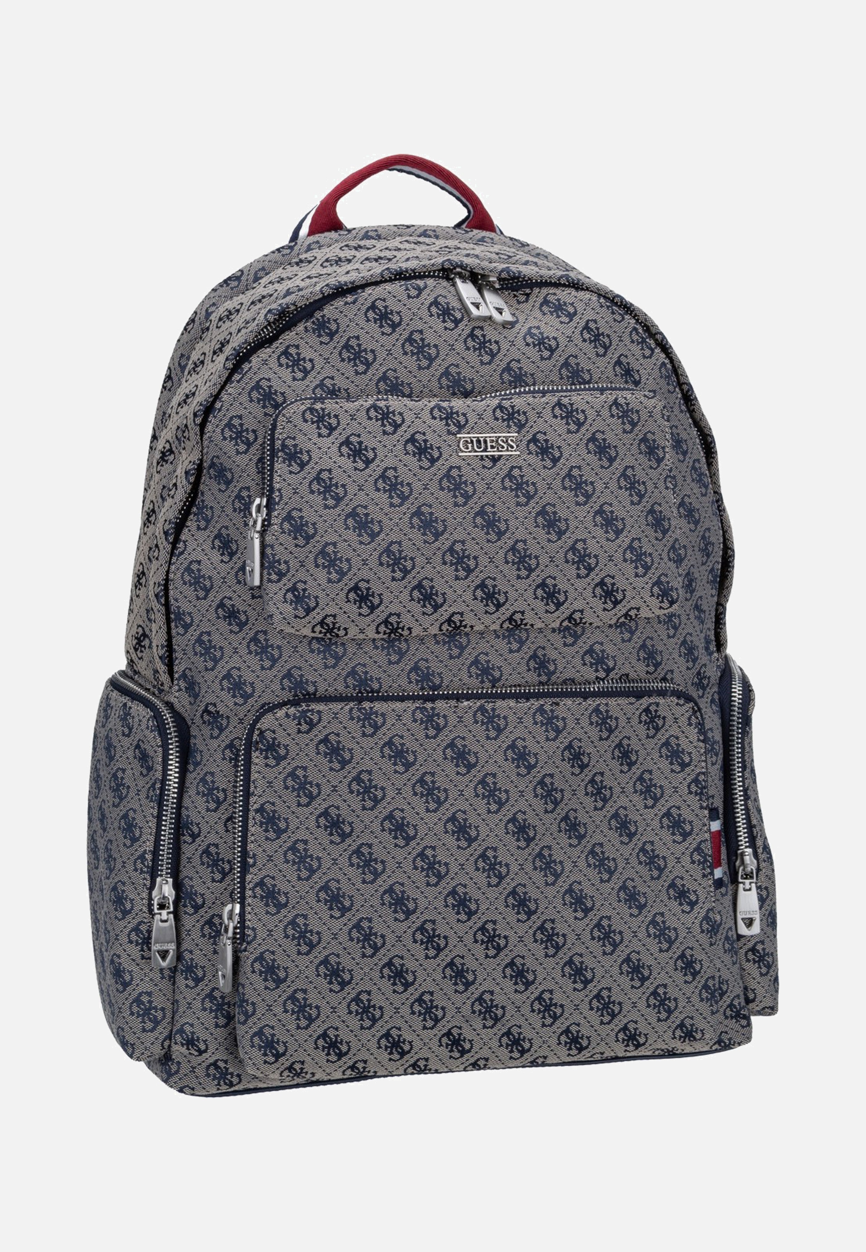 Guess Boston Sand/Blue Rucksack mit 4G-Logo