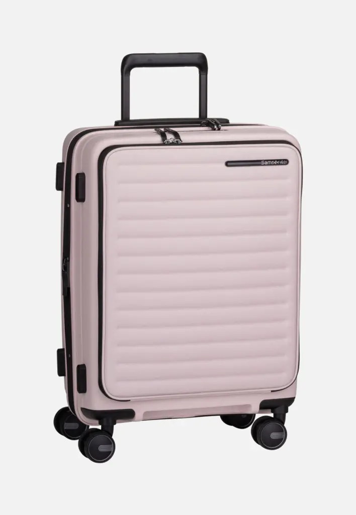 Samsonite RestackD Spinner 55 EXP Easy Access Trolley in Rosé