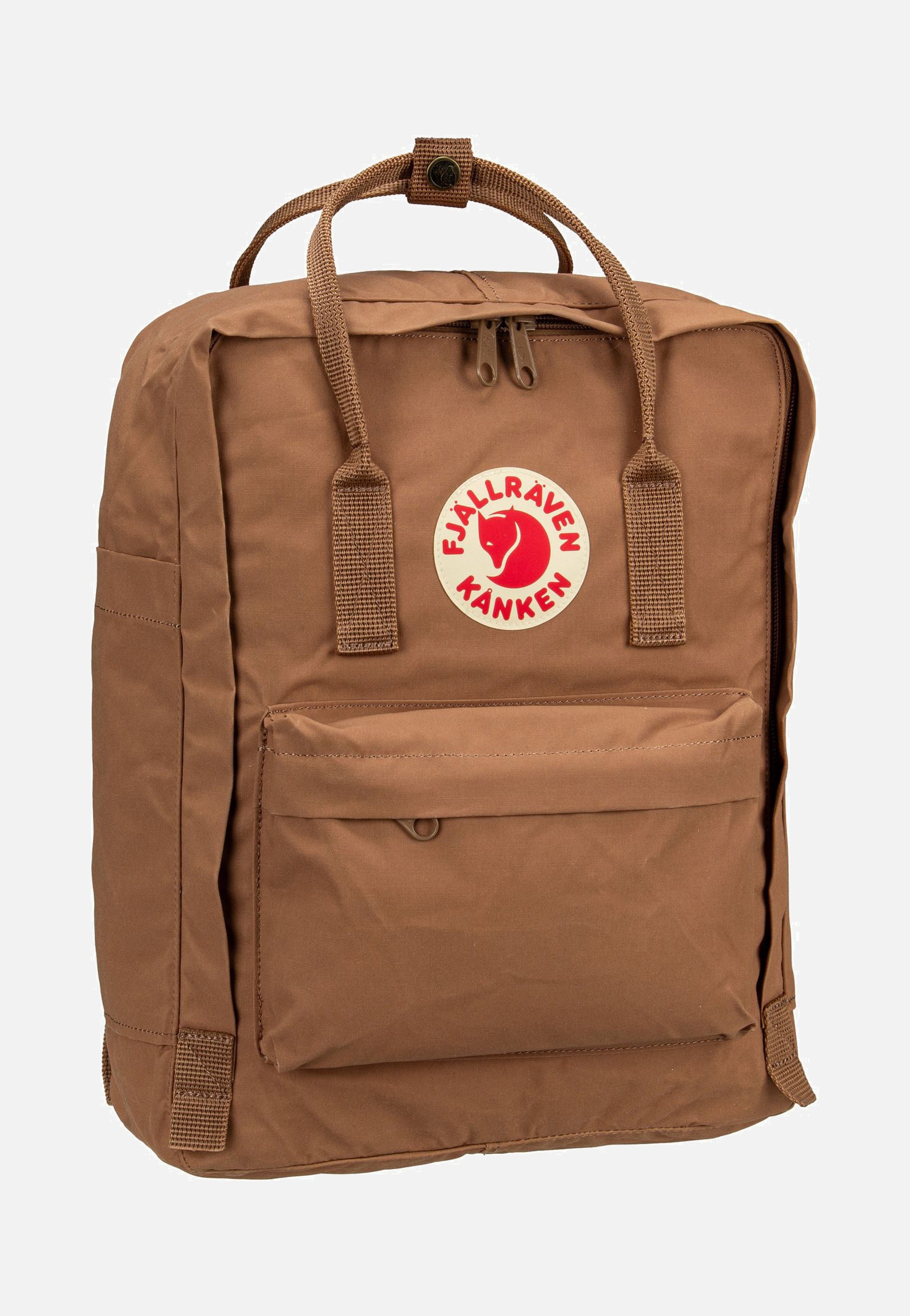 Brauner Fjällräven Kanken Khaki/Dust Rucksack