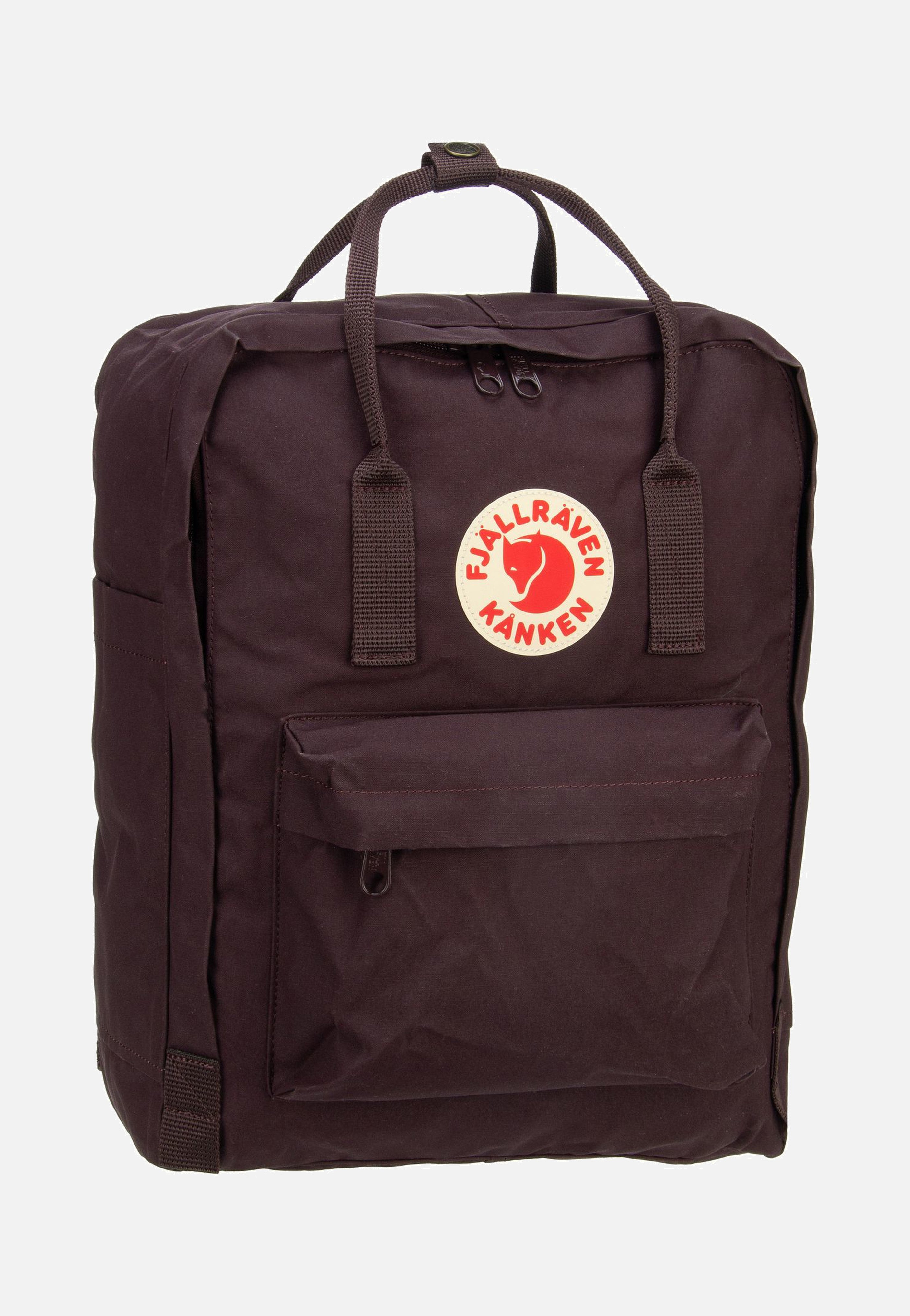 Burgunderroter Fjällräven Kanken Rucksack Blackberry