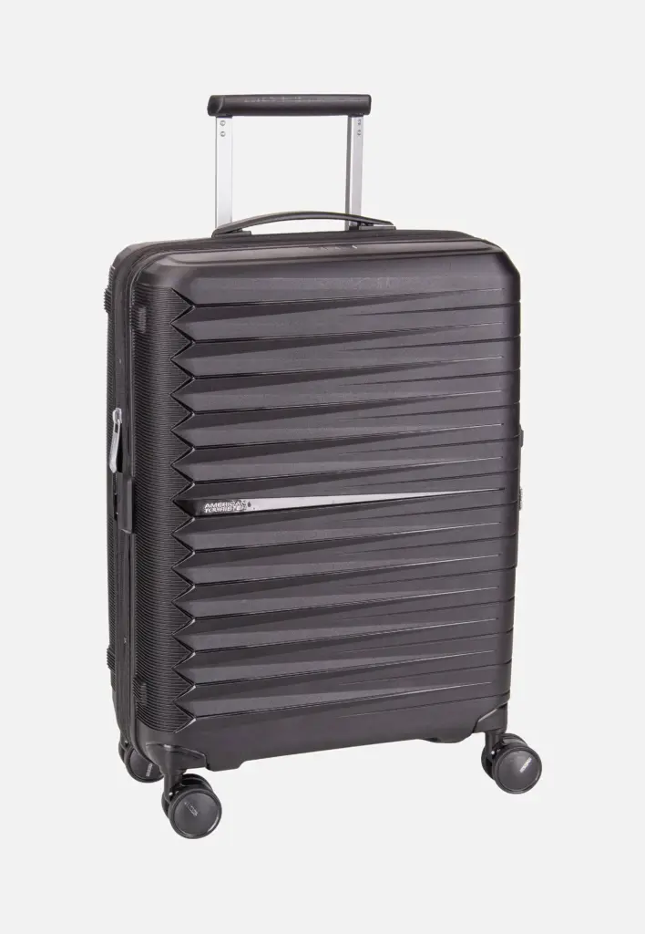 American Tourister Fastforward Spinner 55 Flash Black Trolley