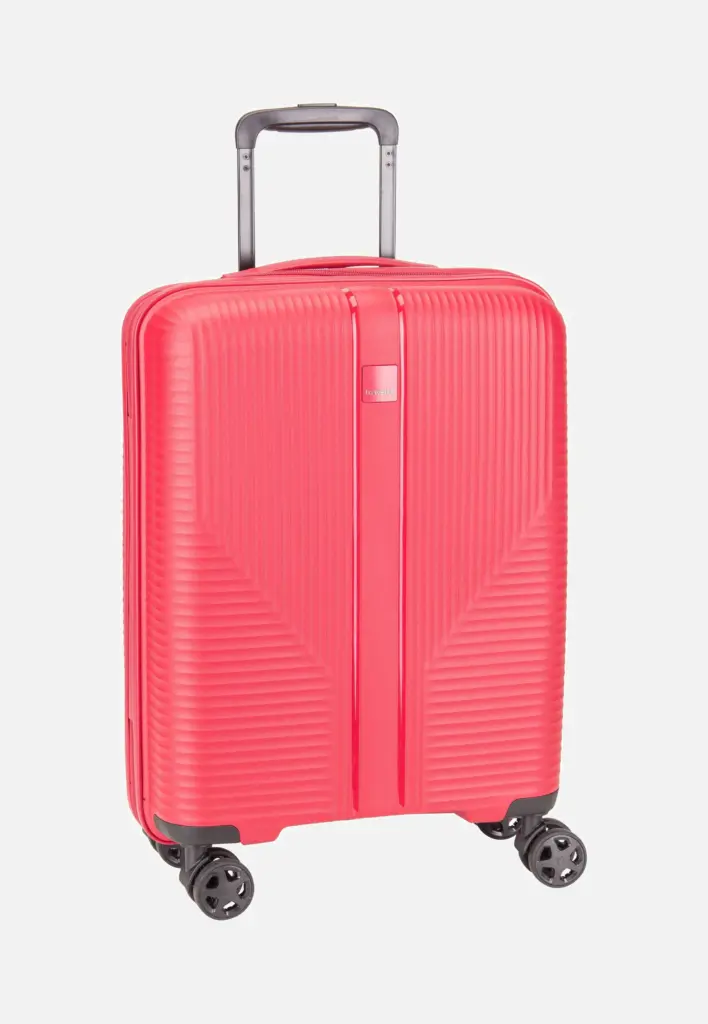 Travelite Air Stripe Trolley 4w S in Rot