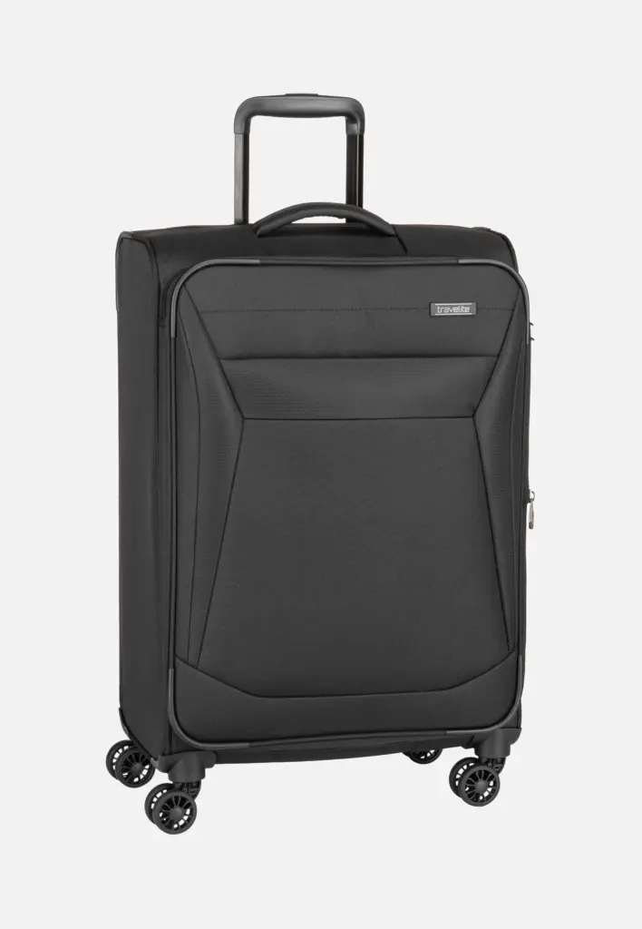 Schwarzer Travelite Chios 4w Trolley M