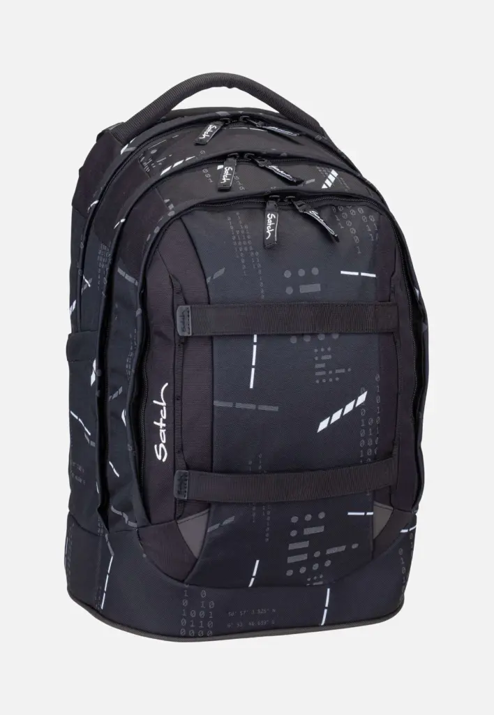 Satch Pack Reflective Ninja Matrix Schulrucksack in Schwarz