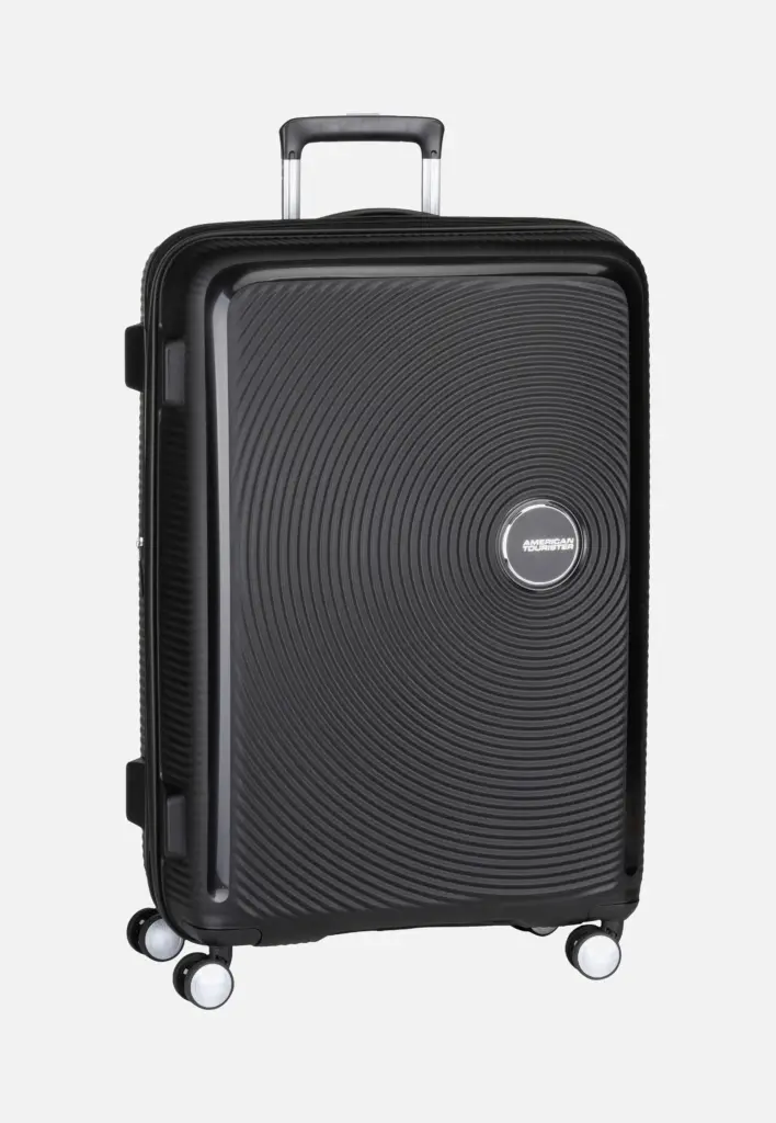 American Tourister SoundBox Spinner 77 EXP Trolley in Bass Black