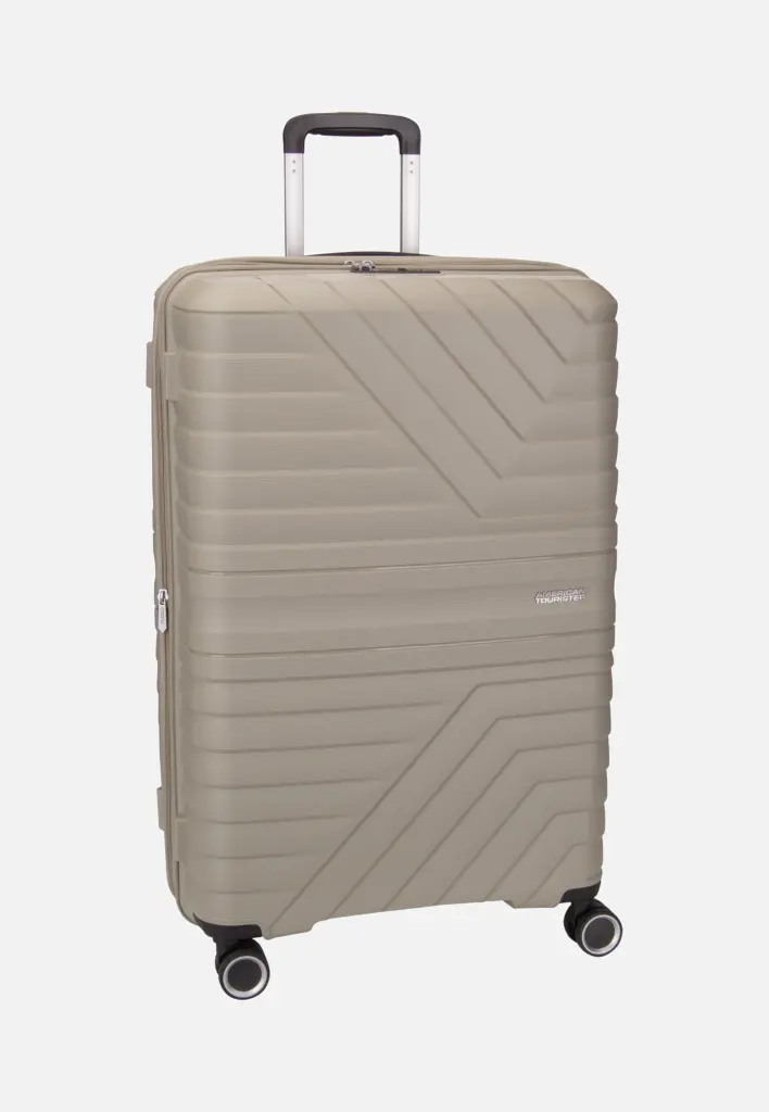 American Tourister Flytwist Spinner 77 Sandstone in beige