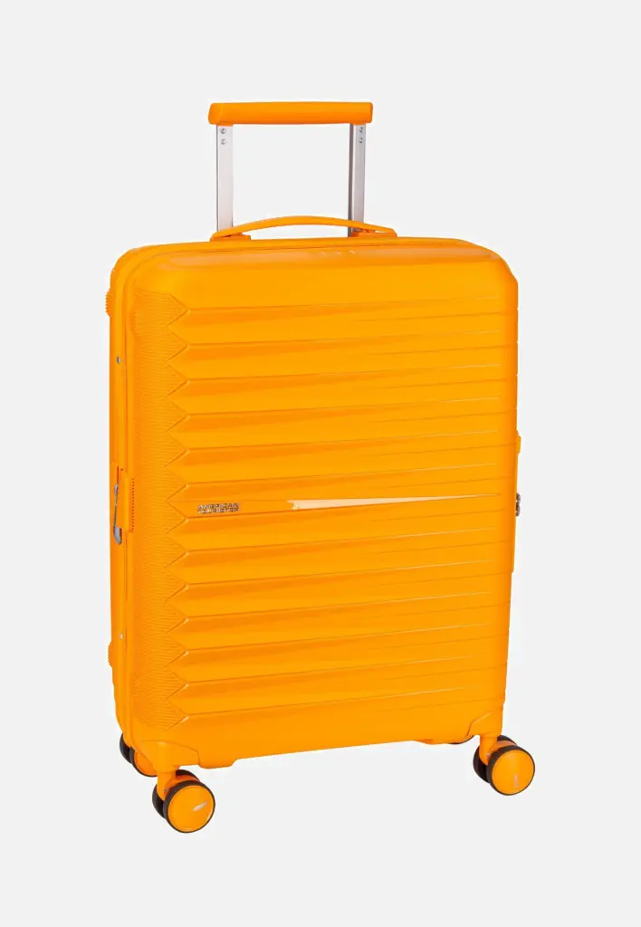American Tourister Fastforward Spinner 55 Trolley in Radiant Orange